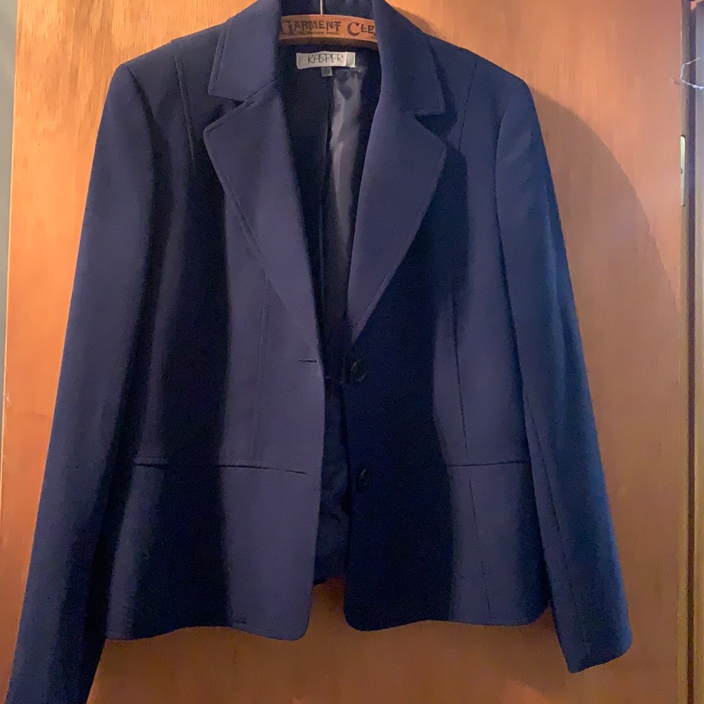 Navy business blazer by Kasper